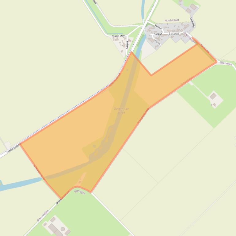 Kaart van postcodegebied 4507JN.