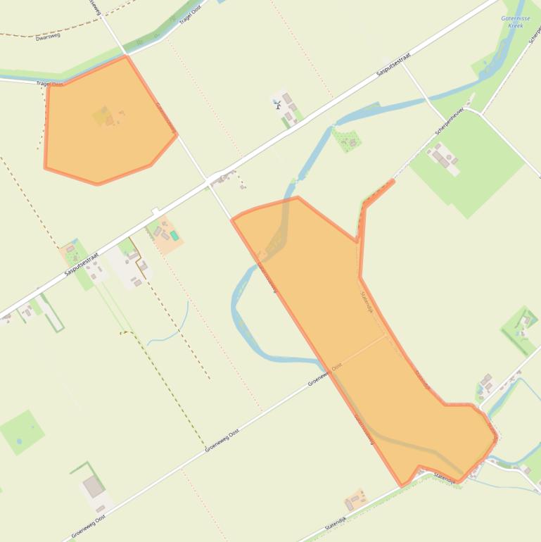 Kaart van postcodegebied 4507JW.