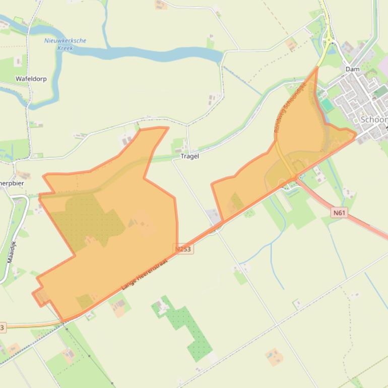 Kaart van postcodegebied 4507KR.