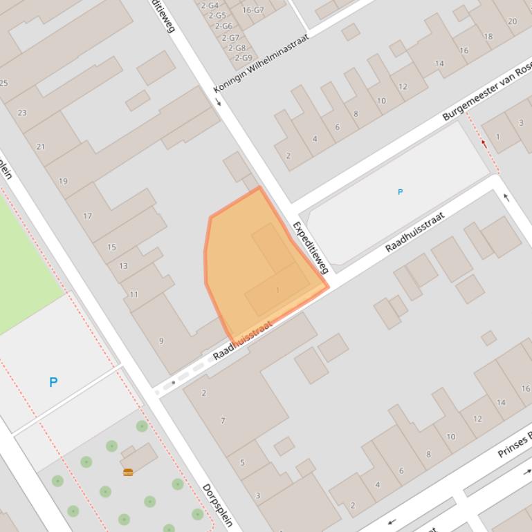 Kaart van postcodegebied 4507ZZ.