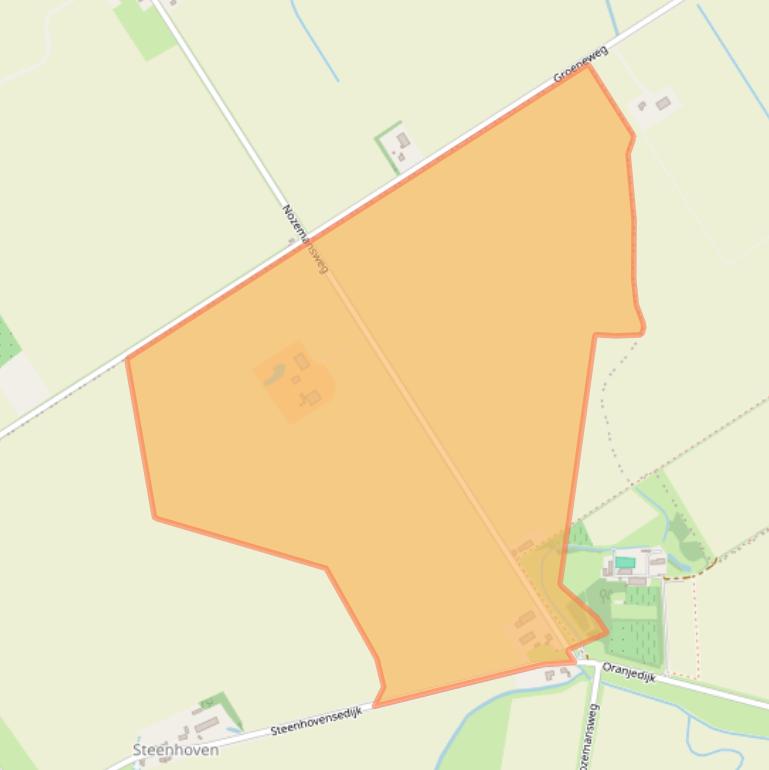 Kaart van postcodegebied 4508KB.