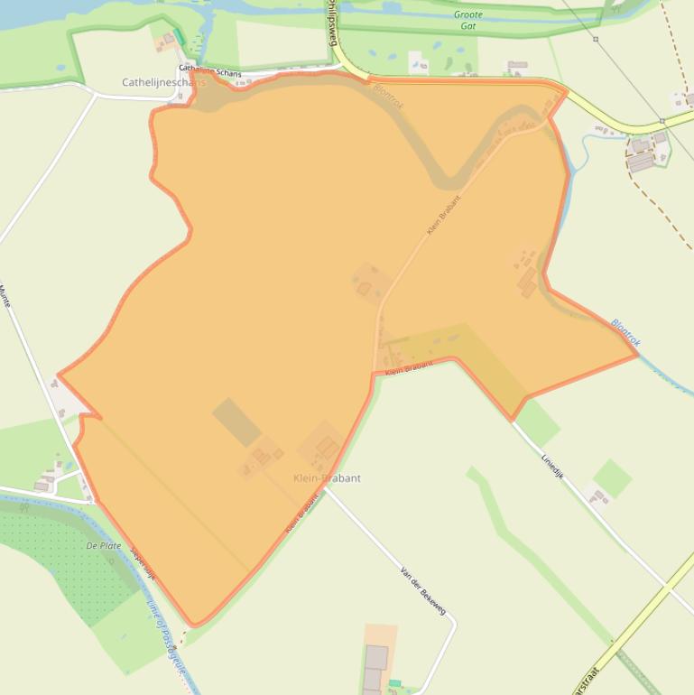 Kaart van postcodegebied 4508NG.