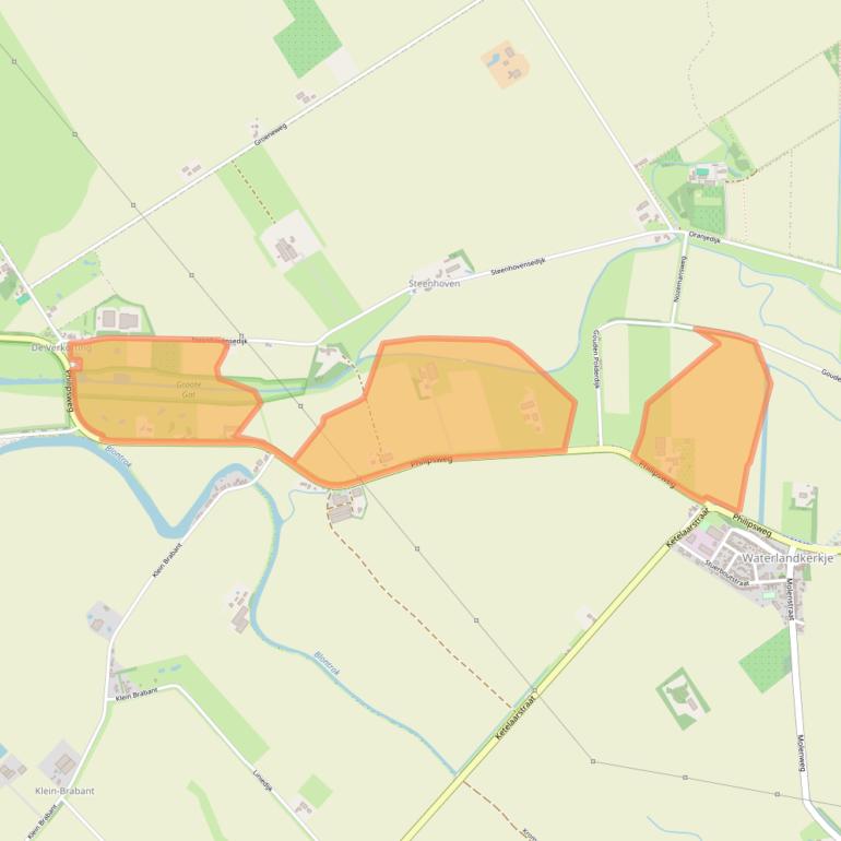 Kaart van postcodegebied 4508NP.