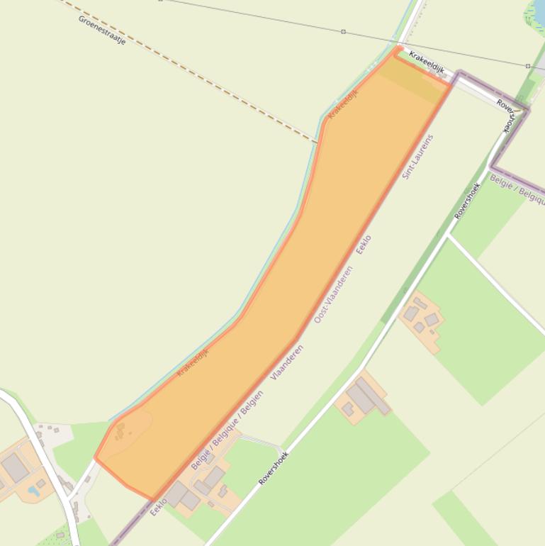 Kaart van postcodegebied 4508PD.