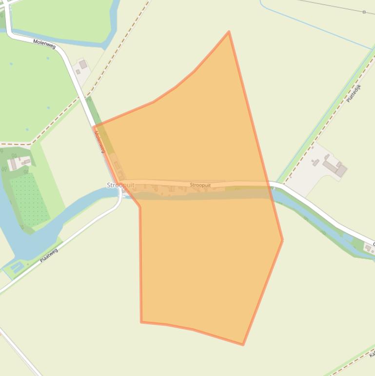 Kaart van postcodegebied 4508PG.