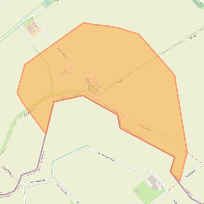 Kaart van postcodegebied 4508PJ.