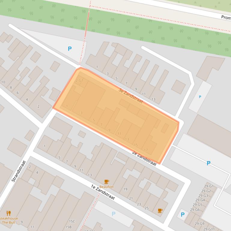 Kaart van postcodegebied 4511AL.