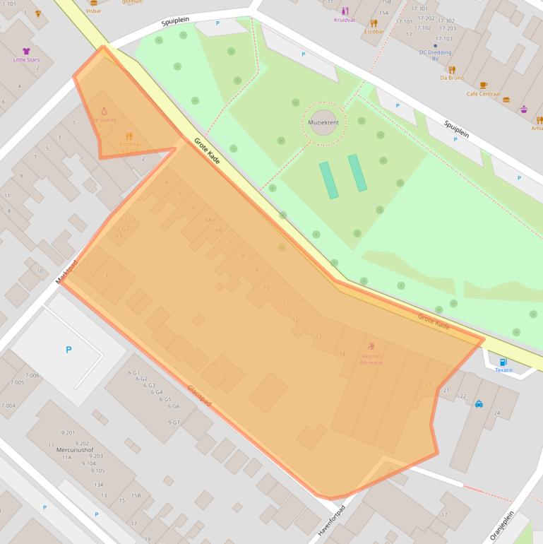 Kaart van postcodegebied 4511AS.
