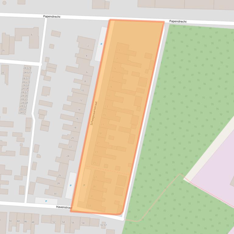 Kaart van postcodegebied 4511BA.