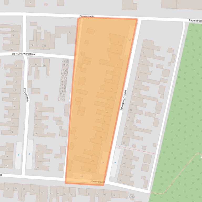 Kaart van postcodegebied 4511BB.