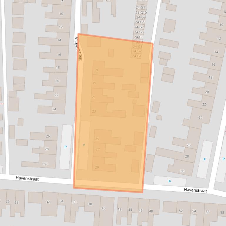 Kaart van postcodegebied 4511BC.