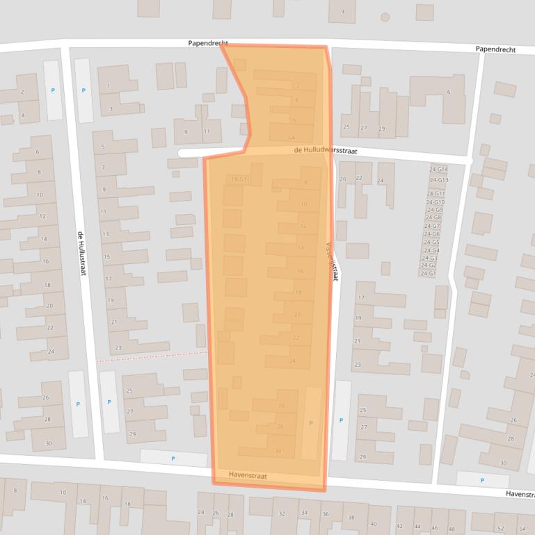 Kaart van postcodegebied 4511BD.