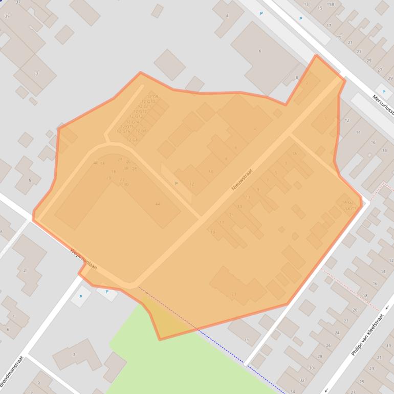 Kaart van postcodegebied 4511CR.