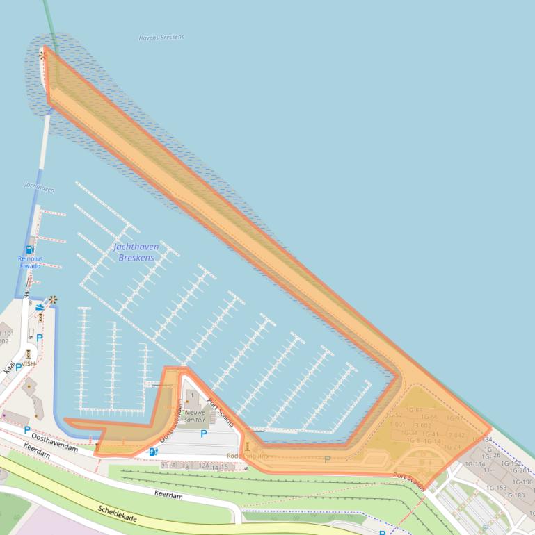 Kaart van postcodegebied 4511DA.