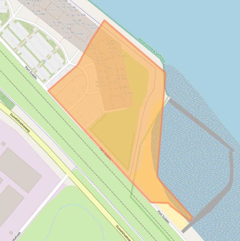 Kaart van postcodegebied 4511DC.