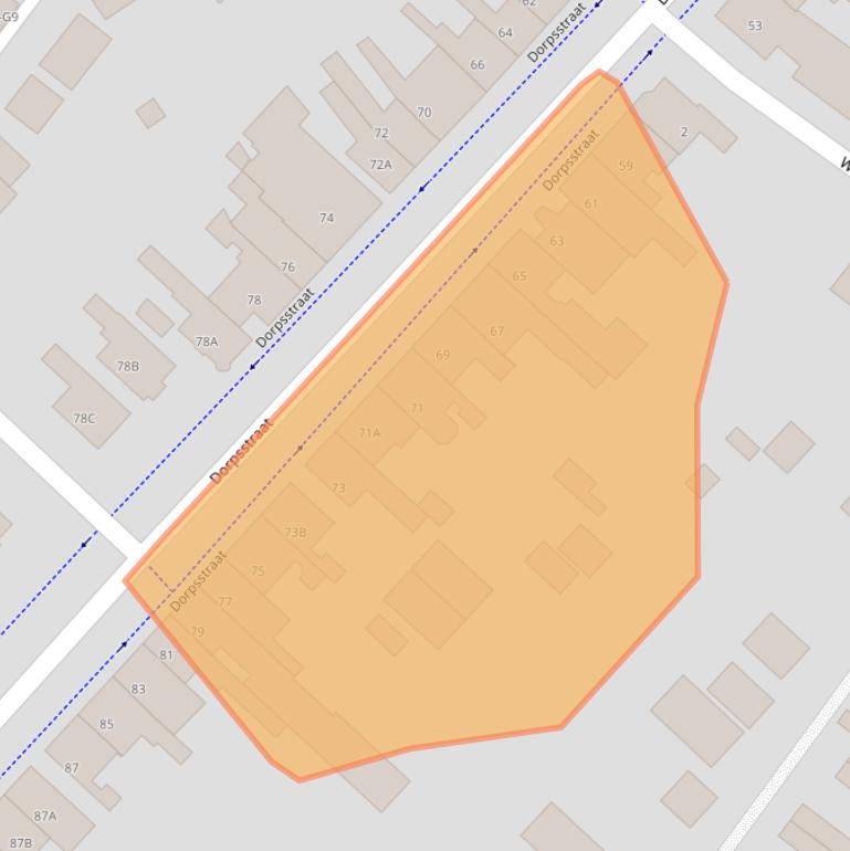 Kaart van postcodegebied 4511EC.