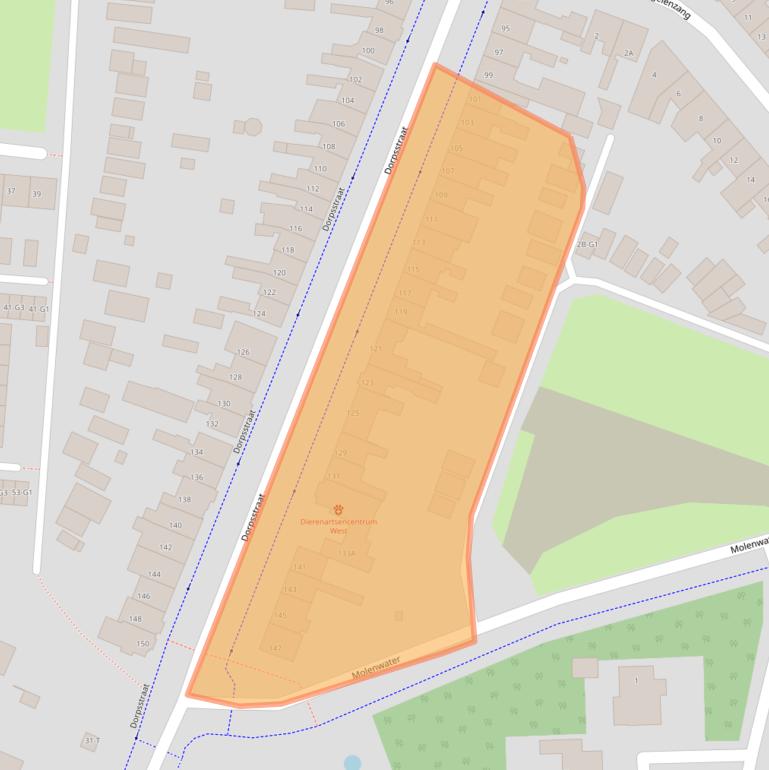 Kaart van postcodegebied 4511EE.