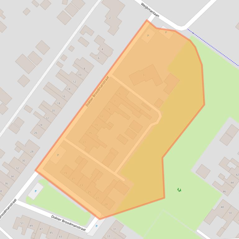 Kaart van postcodegebied 4511EN.