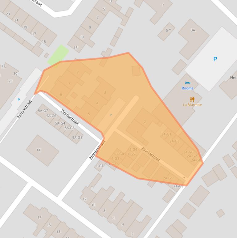 Kaart van postcodegebied 4511GR.