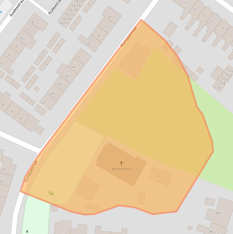 Kaart van postcodegebied 4511GT.