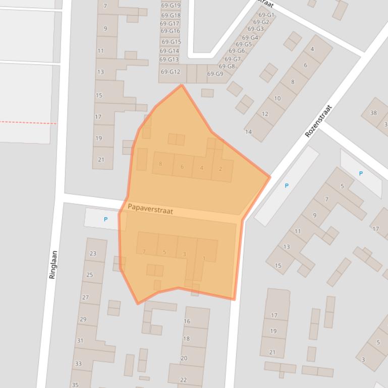 Kaart van postcodegebied 4511HC.