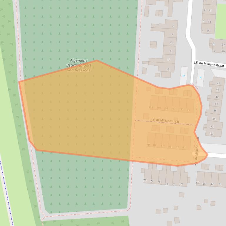 Kaart van postcodegebied 4511HL.