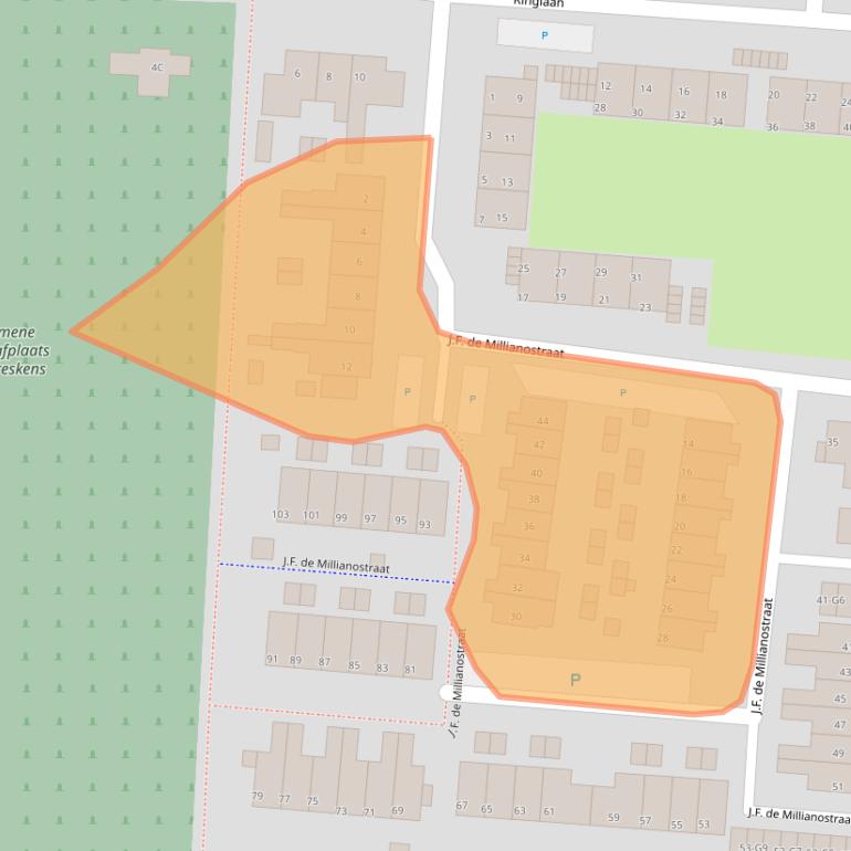 Kaart van postcodegebied 4511HM.