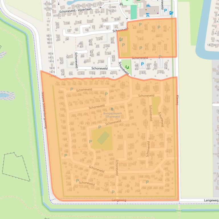 Kaart van postcodegebied 4511HV.