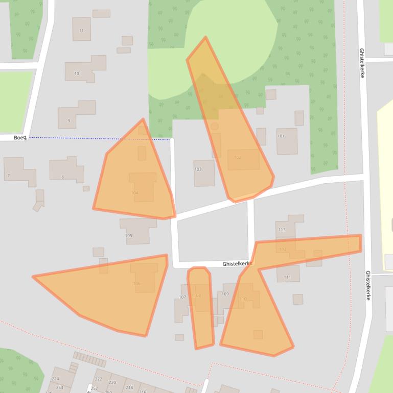 Kaart van postcodegebied 4511JC.