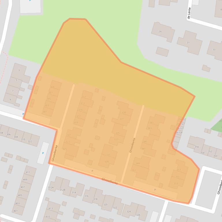 Kaart van postcodegebied 4511JJ.