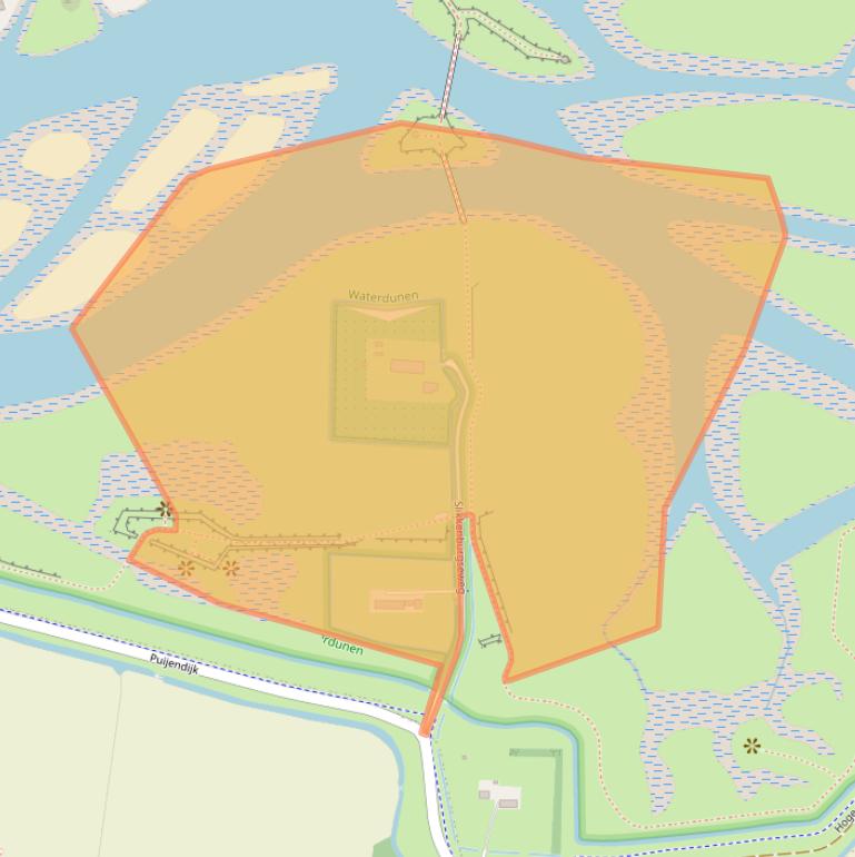 Kaart van postcodegebied 4511RM.