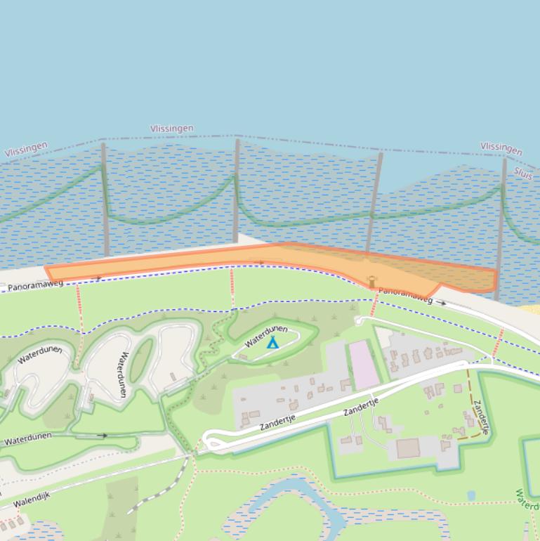 Kaart van postcodegebied 4511RS.