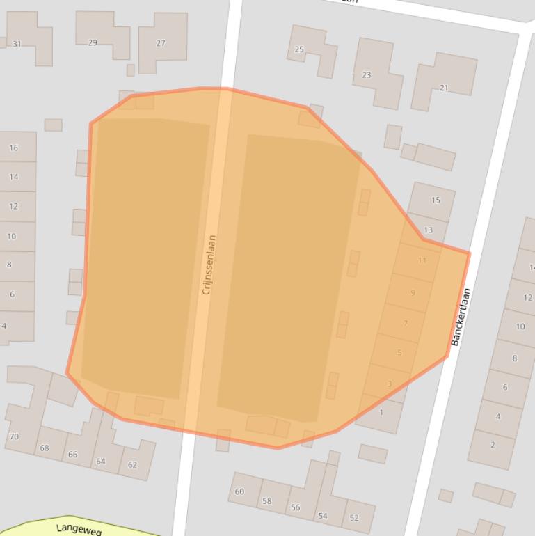 Kaart van postcodegebied 4511XH.