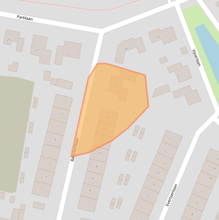 Kaart van postcodegebied 4511XJ.