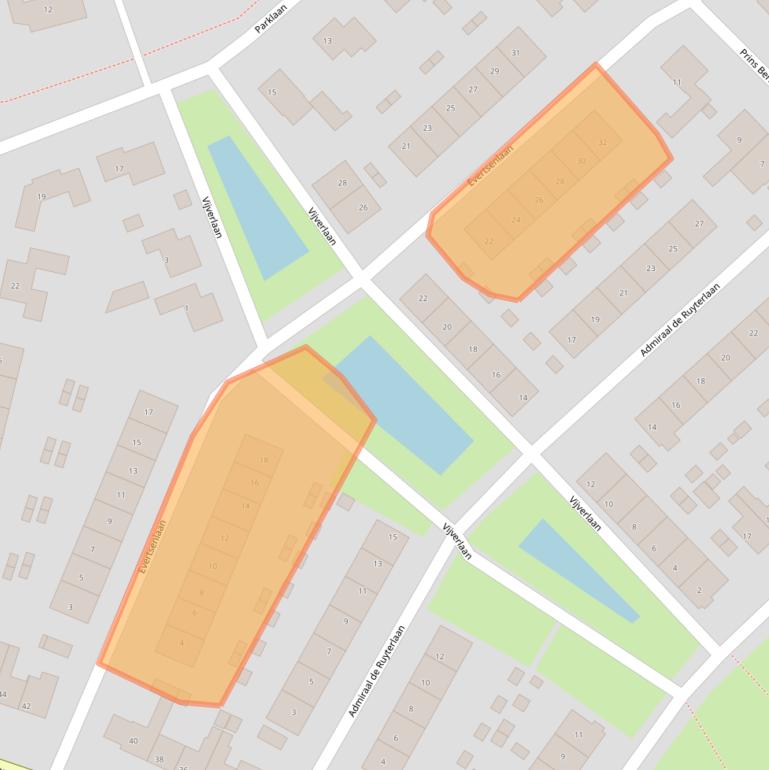 Kaart van postcodegebied 4511XL.