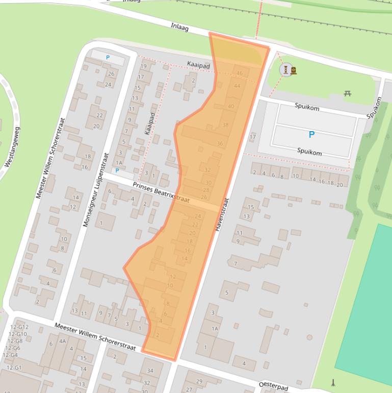 Kaart van postcodegebied 4513AB.