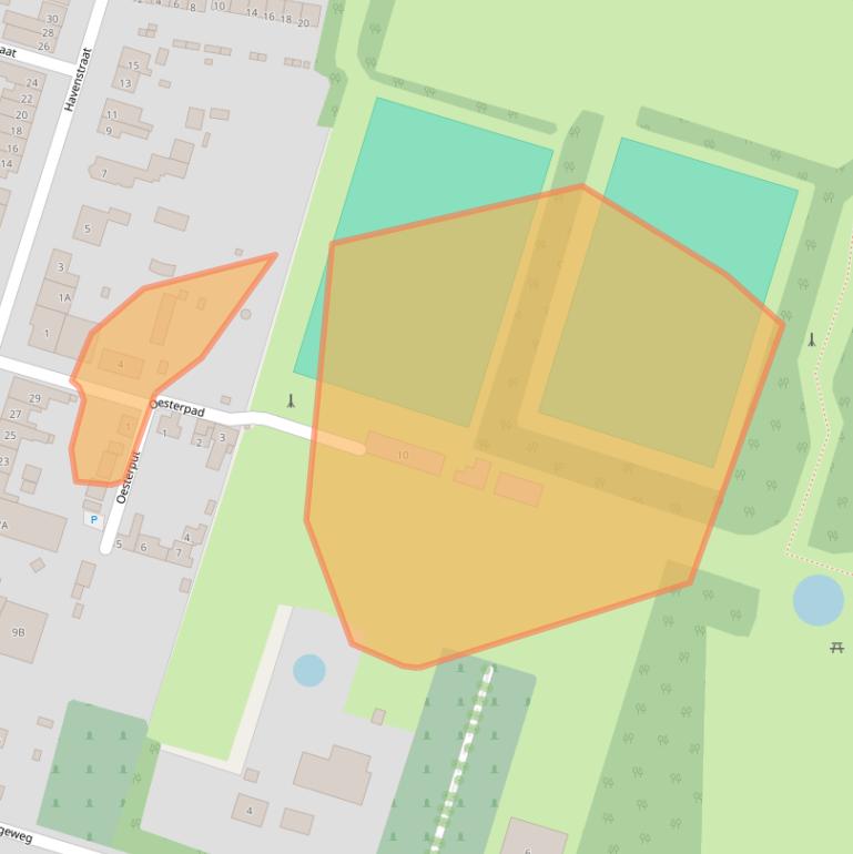 Kaart van postcodegebied 4513AN.