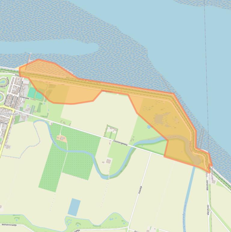 Kaart van postcodegebied 4513KA.