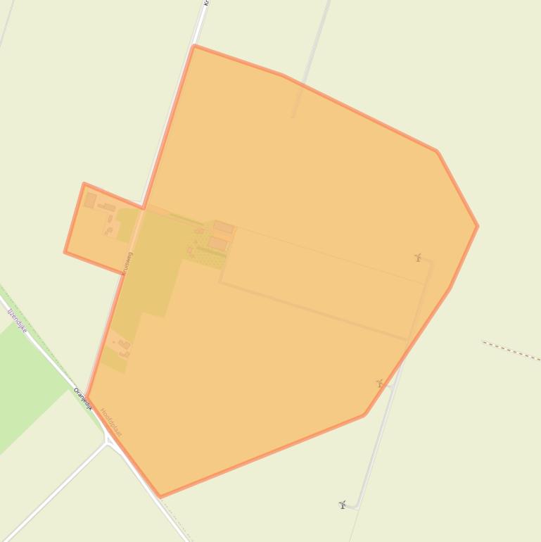 Kaart van postcodegebied 4513KH.