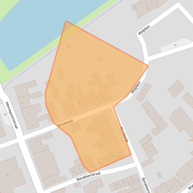 Kaart van postcodegebied 4515AA.