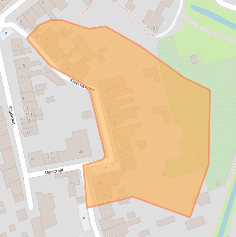Kaart van postcodegebied 4515AG.