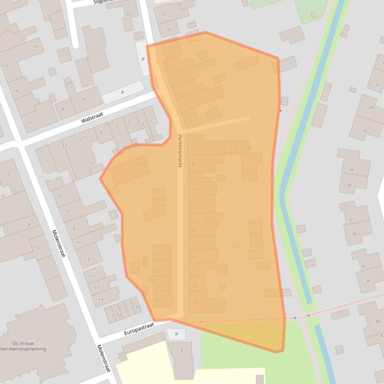 Kaart van postcodegebied 4515AK.