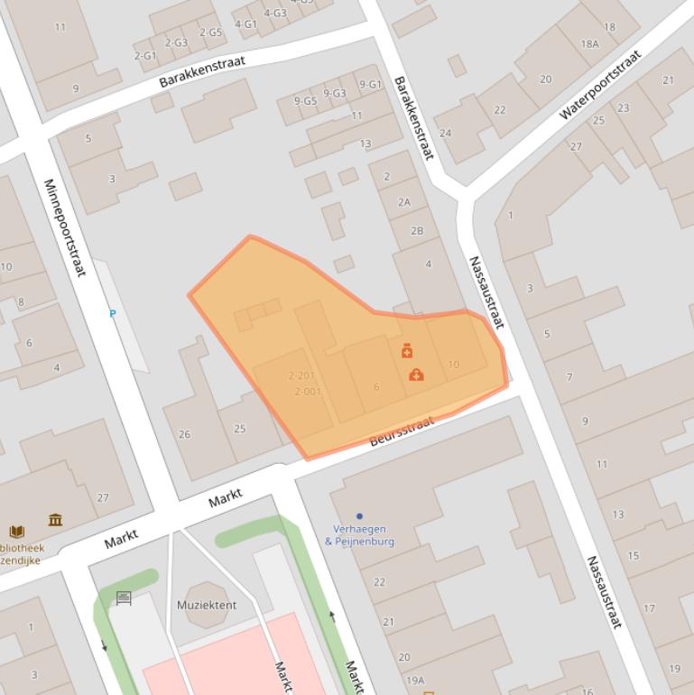 Kaart van postcodegebied 4515AN.