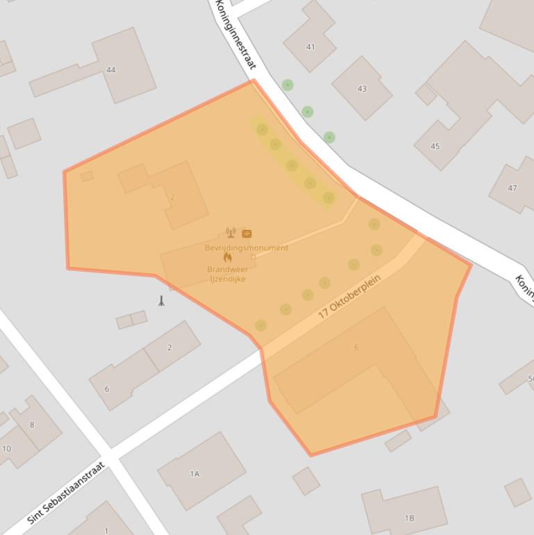 Kaart van postcodegebied 4515CP.