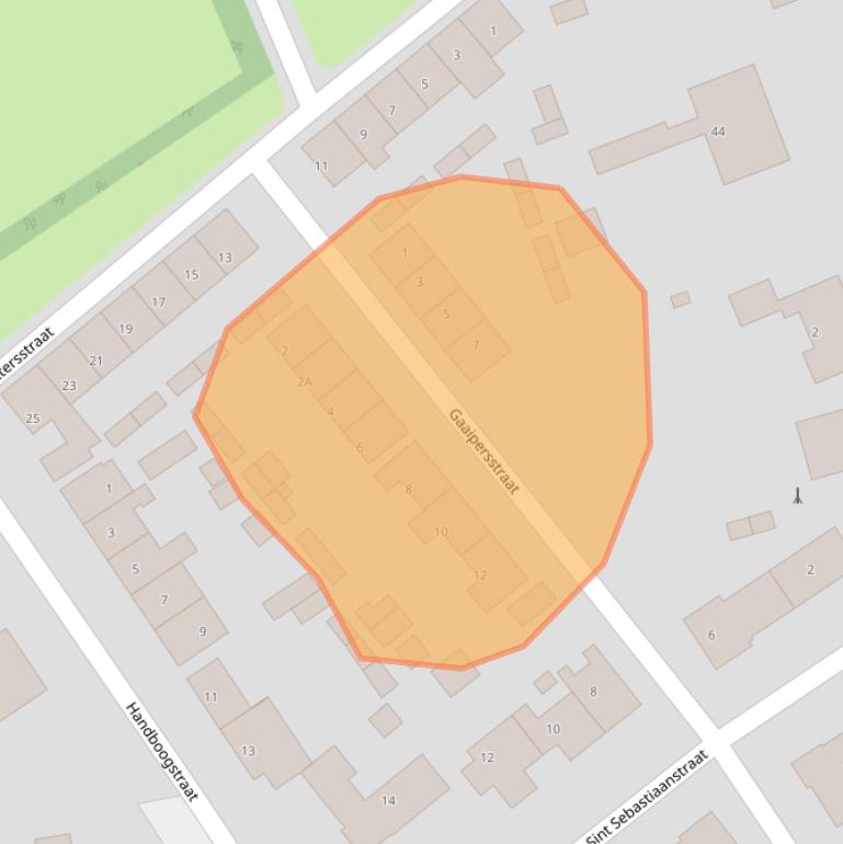Kaart van postcodegebied 4515CT.