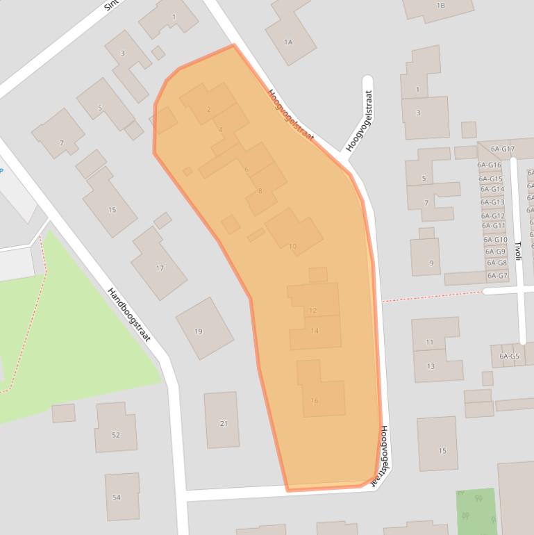 Kaart van postcodegebied 4515DA.
