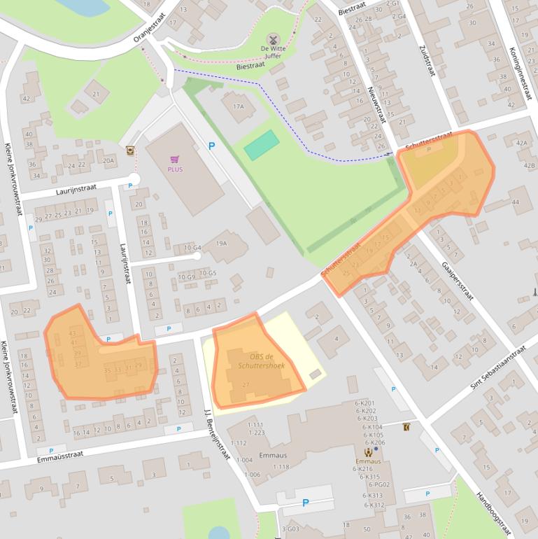 Kaart van postcodegebied 4515EA.