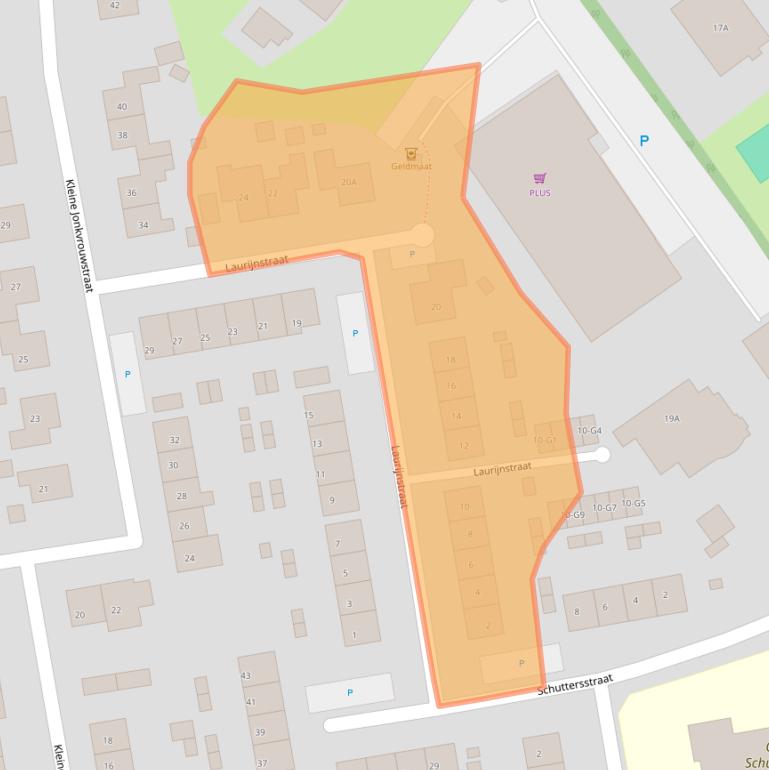 Kaart van postcodegebied 4515EG.