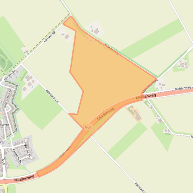 Kaart van postcodegebied 4515MD.