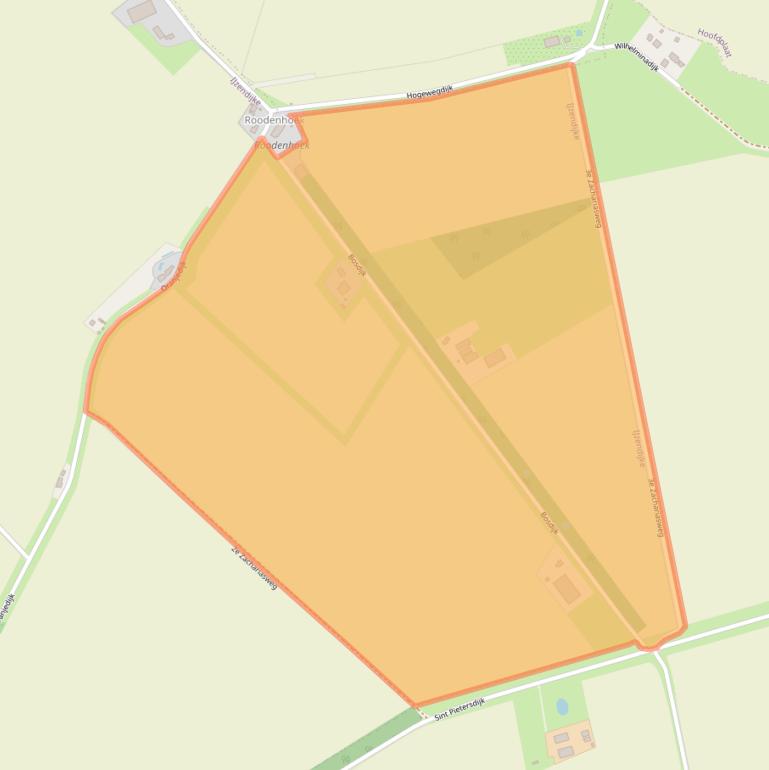 Kaart van postcodegebied 4515NC.